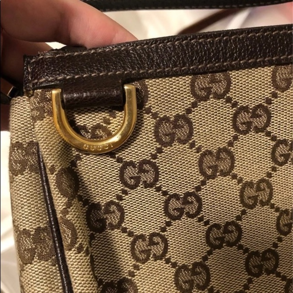 Gucci Abbey D Ring Monogram Pochette - Picture 3 of 6